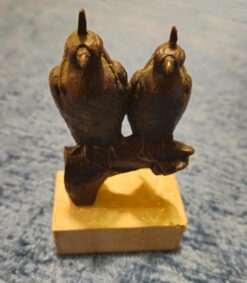 PAREJA HALCONES EN GUANTE Bronces L.Relaño