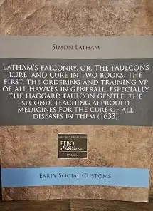 lathams falconry or the faulcons